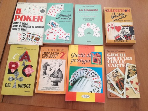 Lotto libri giochi - 8, carte