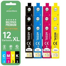 12 carrtucce compatibili per stampante Epson XP 3105 4100 4105 2155 3150 603XL