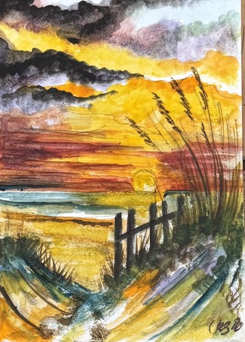 Acquerello originale aceo - acquerello,