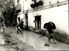 fo5607 foto originale,frana a via delle crociate, fuorigrotta, napoli