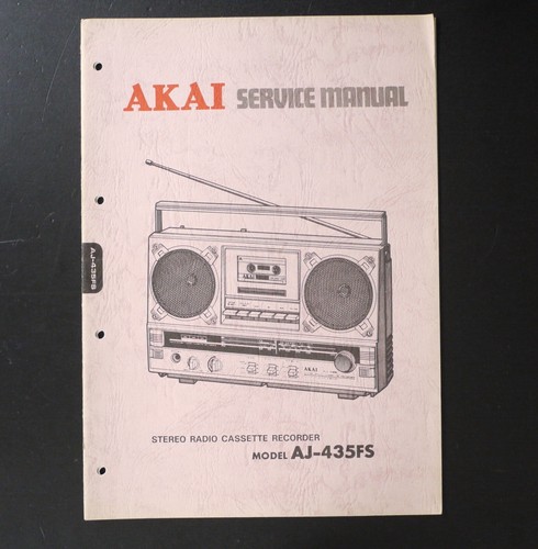 Originale akai 435fs radio - akai, aj-435fs
