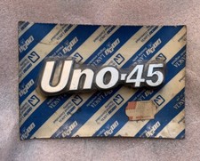 Fregio Scritta Posteriore Fiat Uno 45 5974537 Originale