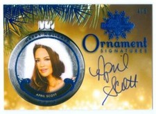 APRIL SCOTT "PURPLE ORNAMENT