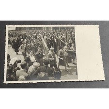 Cartolina Fotografica Torino - P.S.I. Partito Socialista Italiano - Corteo Polit