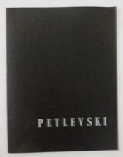 ORDAN PETLEVSKI. catalogue d'exposition. Galerie Lacloche, Paris. 1963