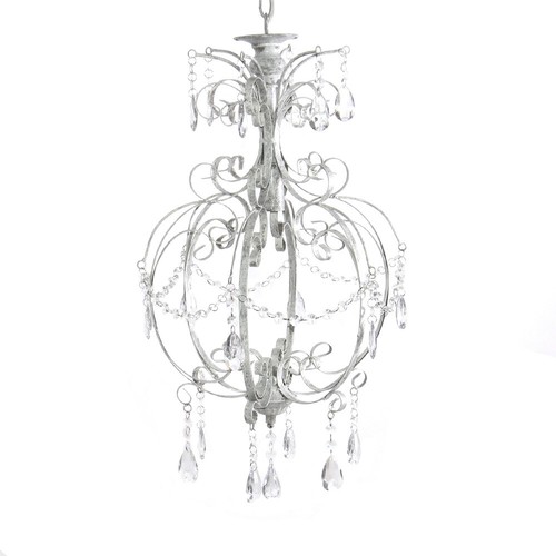 Lampadario antico grigio - lampadario,