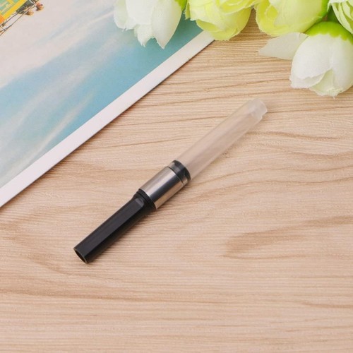 Black retractable fountain pen - black,