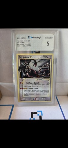 Rayquaza gold star 107 - rayquaza,