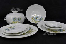 Servizio Da 12 Richard Ginori Bianco Margherite + Zuppiera + 3 Piatti + Ciotola