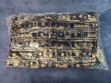 Felpa con cappuccio e zip intera stampa Pilgrim Trading oro $100 NUOVA vecchio stock hip hop 4XL mACJ