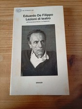 LEZIONI DI TEATRO di EDUARDO