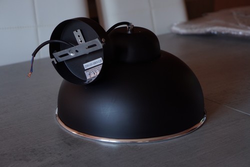 Plafoniera nera - plafoniera,