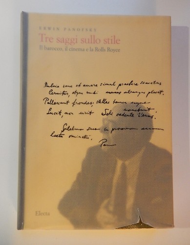 Panofsky tre saggi sullo - e.,