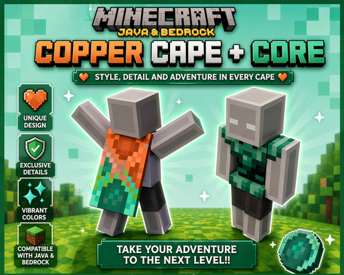 Minecraft copper cape - cape, core