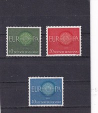 Deutschland Europa 1960  Mi 337-39 **