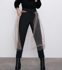 Composizione lana e tulle Zara