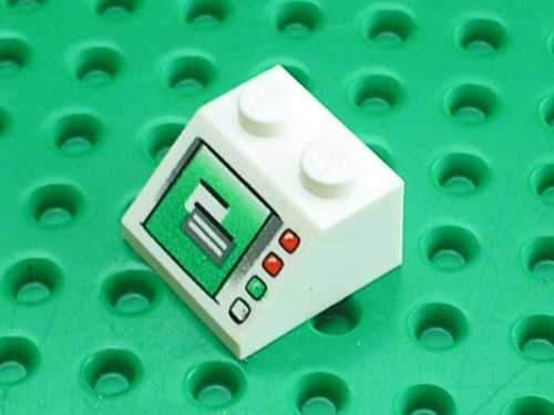 Lego slope brick police ref - lego,