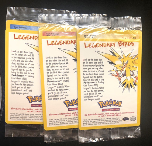 Pokemon legendary birds - birds, wotc