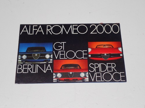 Alfa romeo 2000 berlina - alfa,