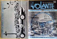 Rivista il VOLANTE n.8 1962. La stagione dei saloni: PARIGI LONDRA TORINO. 