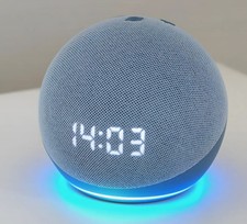 Alexa Echo Dot con Orologio Turchese 4 Gen - Spedizione 24H 