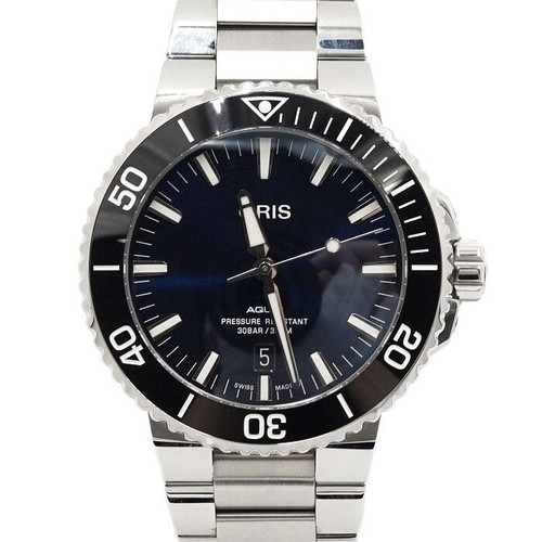 Oris aquis date blue dial - oris,