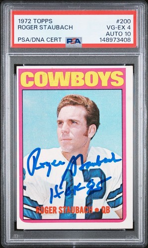 1972 topps roger - 1972, staubach