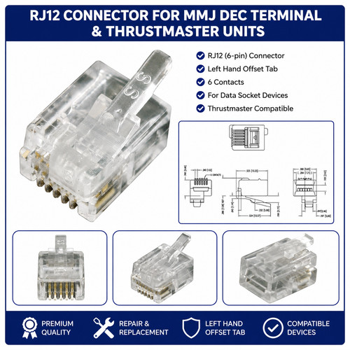 Connettore rj12 ruota - ruota, pedale