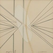 BOZZOLINI SILVANO  “Concentrations” Anno 1977 Incisione tecnica mista e collage