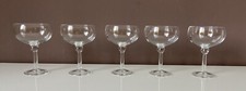 BICCHIERI COPPA CHAMPAGNE 5 PEZZI IN VETRO h 15 cm Ø 10 cm CIRCA