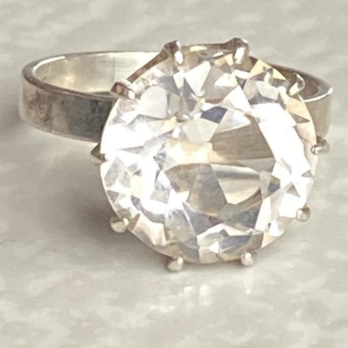 Anello vintage argento urss - vintage,