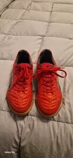  scarpe calcetto Gems Futsal VIPER FX Rosso Vera Pelle Indoor 