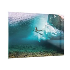 Quadro su Vetro 100x70cm Surf
