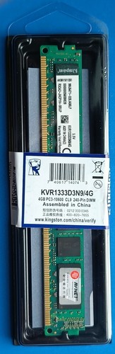 Memoria ram kingston - 4, gb