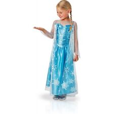 CARNEVALE HALLOWEEN FROZEN COSTUME ELSA 7/8 ANNI ORIGINALE DISNEY VESTITO IN BOX
