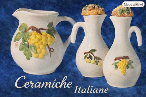 Set ceramiche italiane dipinte