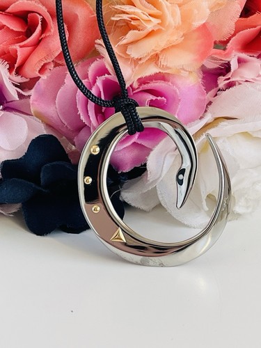 Collana acciaio snake riflessi - collana,
