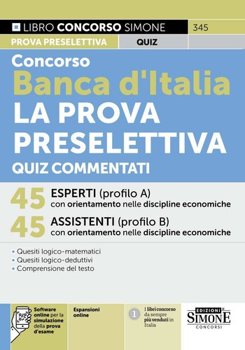 Concorso banca italia - d'italia., la