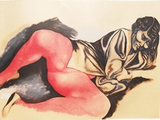 RENATO GUTTUSO: Acquaforte/Acquatinta Firmata, Numerata, cm. 90x120. STUPENDA!!!