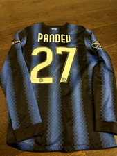 Maglia Inter match worn issued Pandev champions league 2011 post triplete UCL L