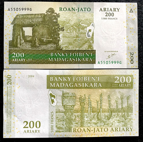 Madagascar 200 ariary p87 - 200,