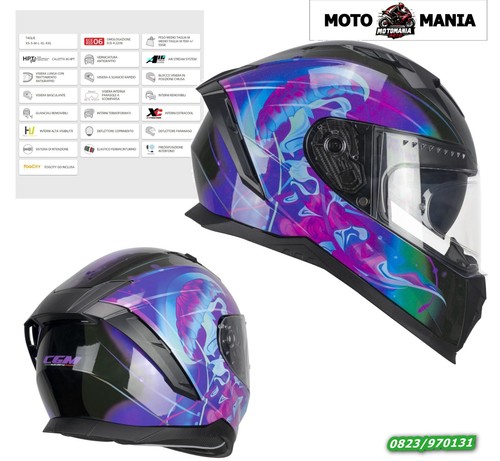 Cgm casco donna - cgm, integrale
