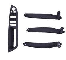 BMW X5 (E70) X6 (E71) Set Maniglie Interne Anteriori + Posteriori NERE 2006/2014