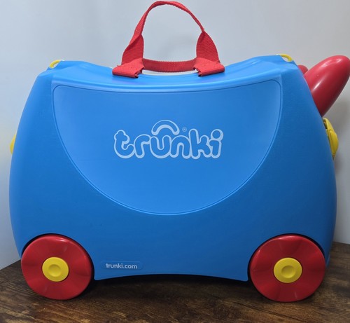 Valigia trunki blu sit and - valigia,