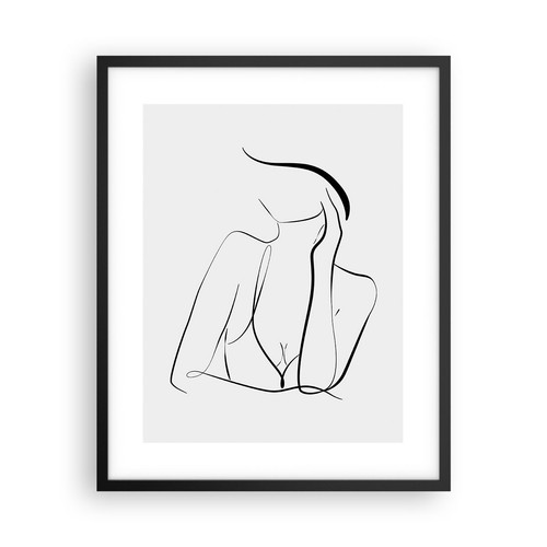 Poster 40x50cm donna linee - donna,