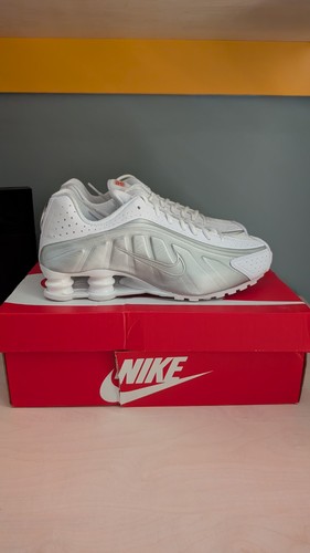 Nike shox white - shox, metallic