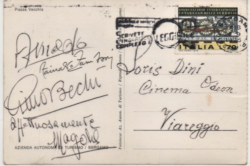 Autografo magda olivero - di,