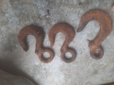 Vecchi Antichi Grandi Ganci In Ferro