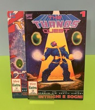 THE THANOS QUEST 1-2 COMPLETA - STARLIN,  LIM, BEATTY, VINCENT - PLAY PRESS