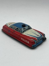 Modellino giocattolo auto polizia Bell Belloni anni '60 Tin Toy Latta